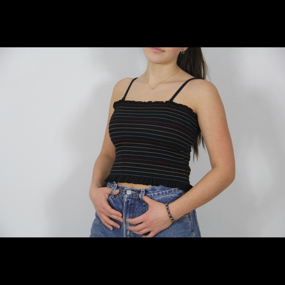 Wonder Nation bando crop top
